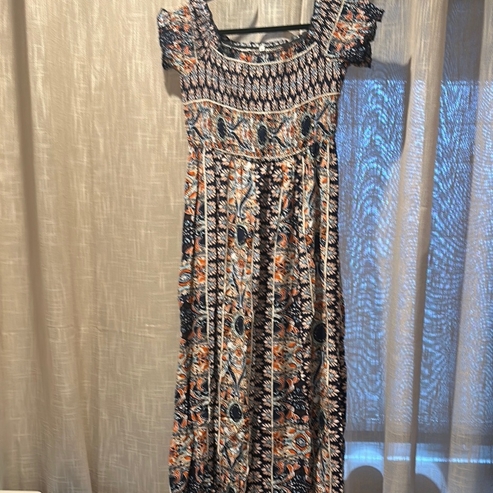 Bohemian Print Maxi Dress